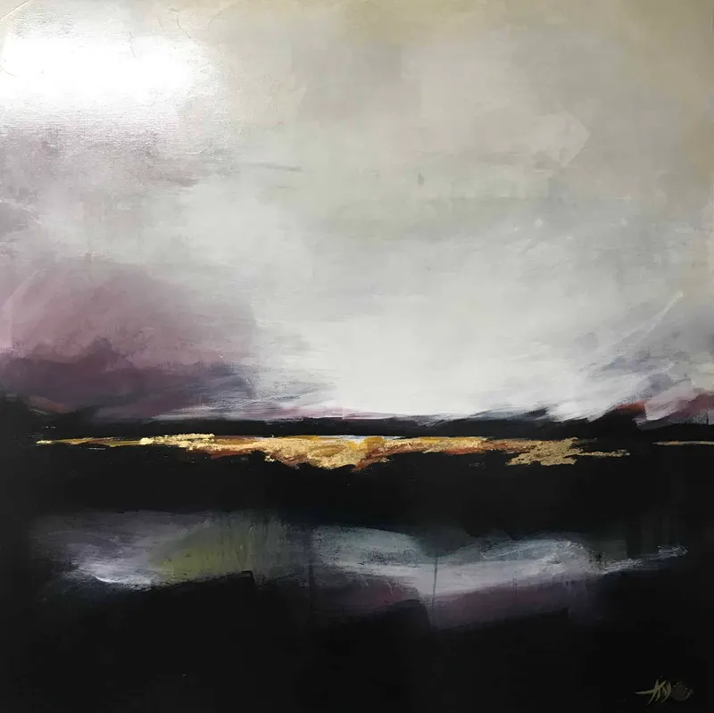 Acrylic Landscape, Oil on Canvas