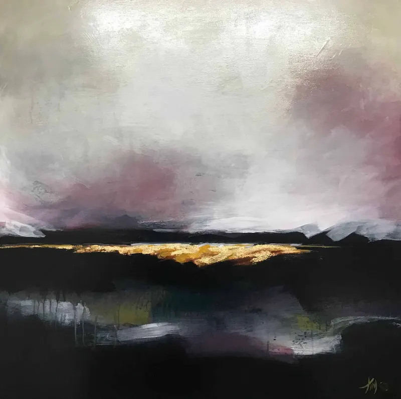 Acrylic Landscape II, Oil on Canvas