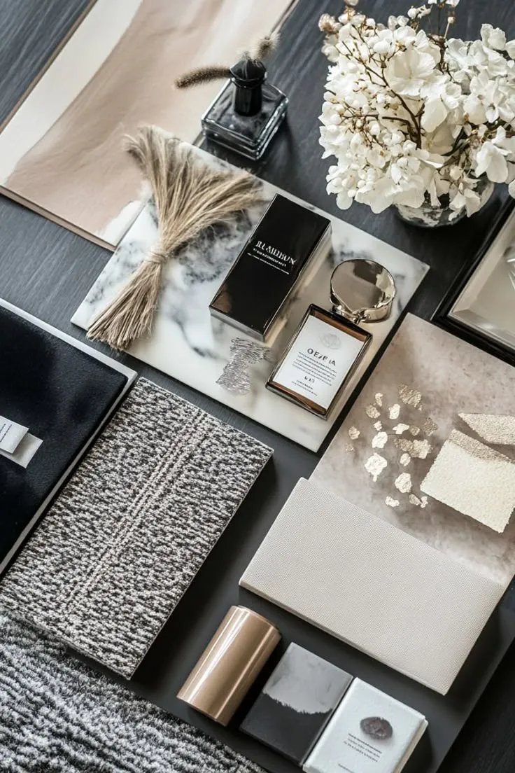 Interior design sample board