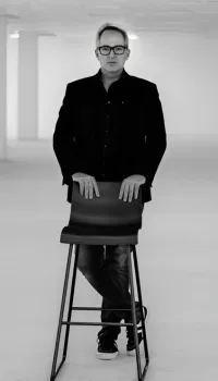Tim Naude in his design studio